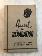 Manuel de réparation FORD - 1949-1950, Motos