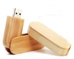 Wooden Swivel 32GB USB 2.0 Flash Memory Stick, Computers en Software, USB Sticks, Ophalen, Nieuw
