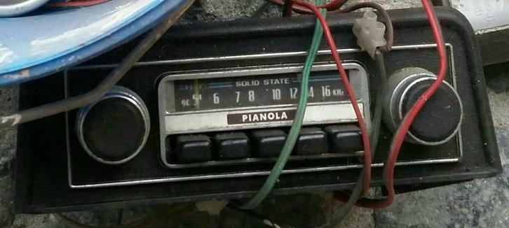 Classic Pianola & Philips SolidState autoradio oldtimer cmpl, Auto diversen, Autoradio's, Gebruikt, Ophalen of Verzenden