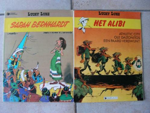 Lot van 2 strips Lucky Luke (1e uitgave), Livres, BD, Comme neuf, Plusieurs BD, Enlèvement ou Envoi