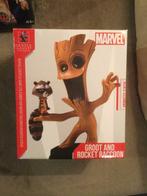 MARVEL Groot and Rocket Raccoon Gentle giant, Collections, Disney, Statue ou Figurine, Enlèvement ou Envoi, Neuf