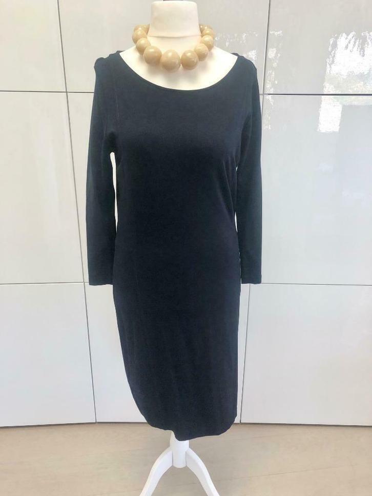 Donkerblauw kleedje Filippa K - maat XL, Kleding | Dames, Jurken, Zo goed als nieuw, Maat 46/48 (XL) of groter, Blauw, Knielengte