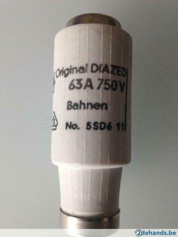 Zekering Diazed 63A 750V Siemens Flink S5DS 11, Neuf, Autres types