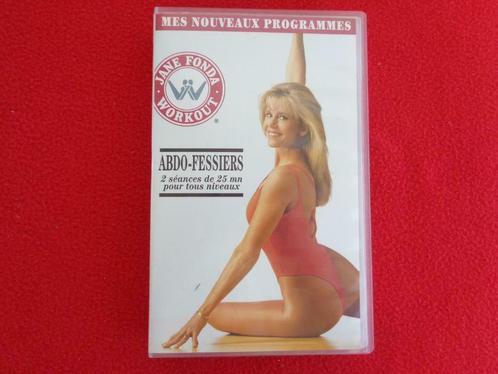 Cassette Vidéo Jane Fonda" : Abdo-fessiers., Cd's en Dvd's, VHS | Documentaire, Tv en Muziek, Gebruikt, Ophalen of Verzenden