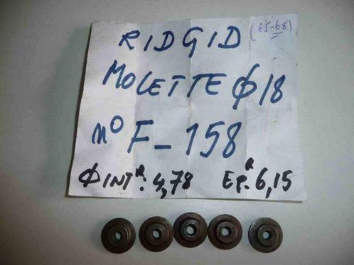 molette coupe tube Ridgid  diamètre 18 mm - réf f-158 - 5pc, Zakelijke goederen, Machines en Bouw | Overig, Ophalen of Verzenden