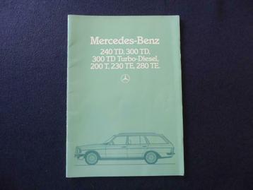 MERCEDES-BENZ  240TD, 300 TD, …280TE