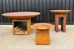 Vierkante ronde vuurschaal vuurbak deco Cortenstaal BBQ, Ophalen of Verzenden, Nieuw, Co-Fire, Met accessoires