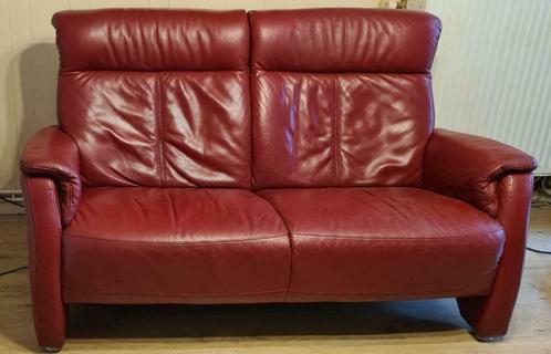 ZETEL, Huis en Inrichting, Zetels | Zetels, Zo goed als nieuw, Rechte bank, Tweepersoons, Minder dan 150 cm, 75 tot 100 cm, Leer