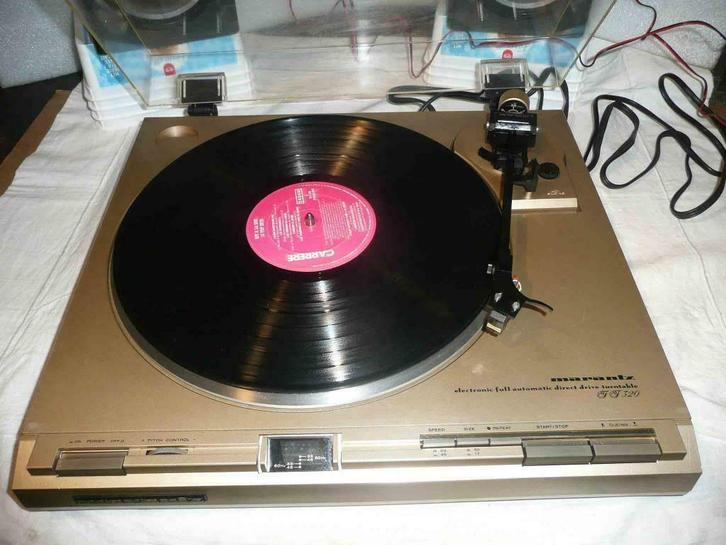 Marantz TT320 Direct Drive volautomatische draaitafel, Audio, Tv en Foto, Platenspelers, Gebruikt, Overige merken, Pitch-regelaar