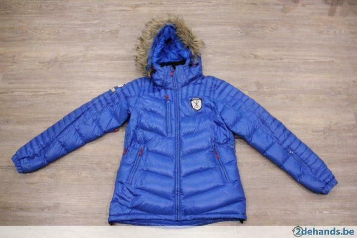 Jas Berghans Kollen Down Lady damesjas winter medium blauw, Kleding | Dames, Jassen | Winter, Gedragen