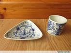 vintage tasse et sous tasse porcelaine Petrus Regout et Co, Antiquités & Art