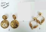 boucle d'oreille clip métal doré travaillé et incrustation, Bijoux, Sacs & Beauté, Enlèvement, Utilisé