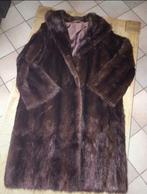 Long manteau en fourrure marron taille M/L, Vêtements | Femmes, Vestes | Hiver, Comme neuf, Brun, Taille 38/40 (M), Enlèvement ou Envoi