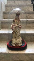 Mariabeeld onder stolp, Antiek en Kunst, Antiek | Religieuze voorwerpen, Ophalen