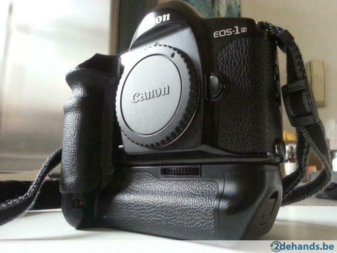 canon EOS + motordrive analoog — Fotocamera's Digitaal — 2dehands