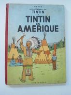 Kuifje Tintin en Amerique HC 1953 - 4è plat B8, Boeken, Gelezen, Ophalen of Verzenden, Eén stripboek, Hergé