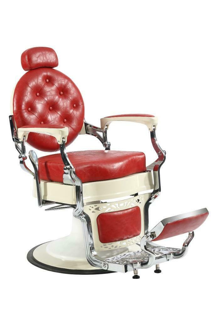 zwarte barbershop barberchair knipstoel herenstoel kappersto, Huis en Inrichting, Woonaccessoires | Overige, Nieuw, Ophalen of Verzenden