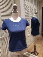 T-shirt Esprit koningsblauw Small, Manches courtes, Taille 36 (S), Bleu, Esprit