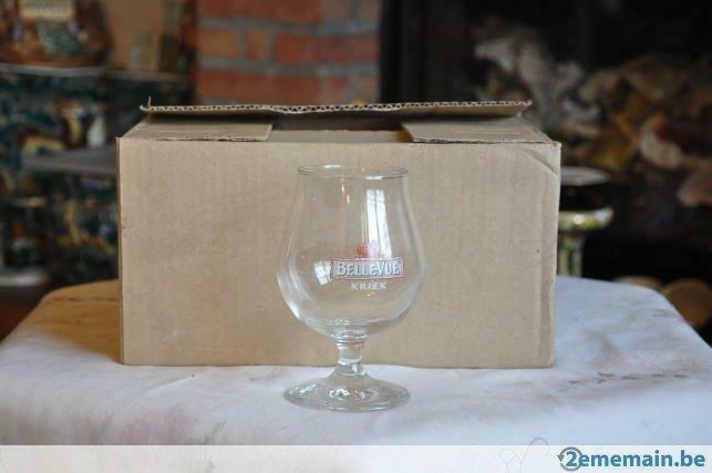 6 verres a bière belle vue krick neuf, Verzamelen, Biermerken, Nieuw, Ophalen of Verzenden