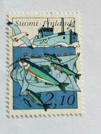 Finlande 1991 - Yv 1106 - pêche - poissons - bateau, Affranchi, Finlande, Envoi