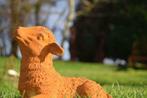 Schitterend gepatineerd gietijzeren schaap, Tuin en Terras, Tuinbeelden, Ophalen of Verzenden, Nieuw, Overige materialen, Dierenbeeld