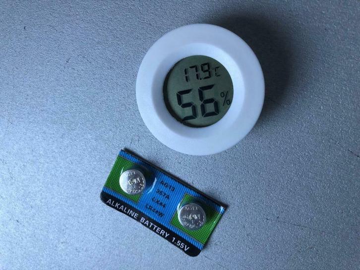 Thermometer & Hygrometer, meet temperatuur en vochtigheid, Doe-het-zelf en Bouw, Meetapparatuur, Nieuw, Temperatuur, Ophalen of Verzenden