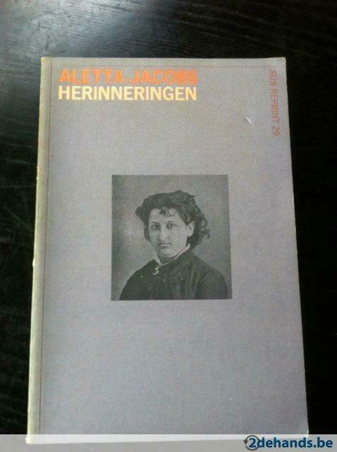 boek Aletta Jacobs.Herinneringen. Biografie., Boeken, Geschiedenis | Nationaal, Gelezen