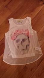 Blouse Skull Merk Le Temps Des Cherises Nieuw, Ophalen of Verzenden, Nieuw, Maat 38/40 (M), Wit