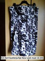 Kort bustierjurkje New Look maat 16 (44), New Look, Zwart, Maat 42/44 (L), Nieuw
