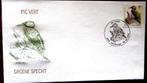 FIRST DAY COVER- VOGELS VAN BUZIN- DE GROENE SPECHT, Postzegels en Munten, Dier of Natuur, Ophalen, Gestempeld