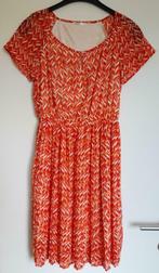Oranje kleed Lavand - maat M, Maat 38/40 (M), Lavand, Oranje, Ophalen of Verzenden