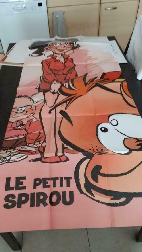 Poster Le petit Spirou, Verzamelen, Stripfiguren, Nieuw, Plaatje, Poster of Sticker, Overige figuren, Ophalen of Verzenden