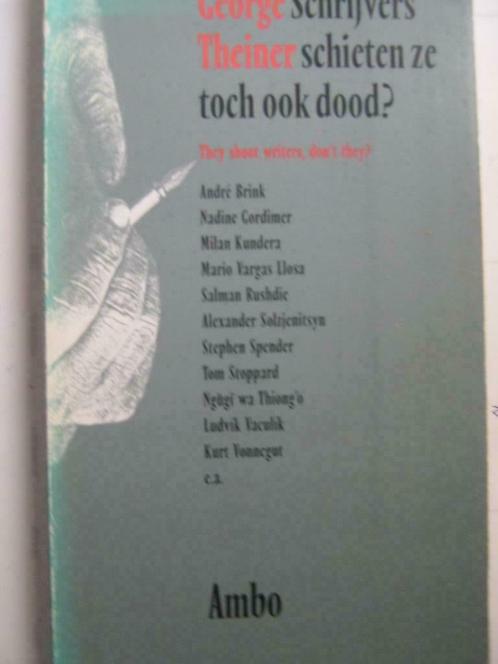 Schrijvers schieten ze toch ook dood? / Verhalen, Boeken, Overige Boeken, Gelezen, Ophalen of Verzenden