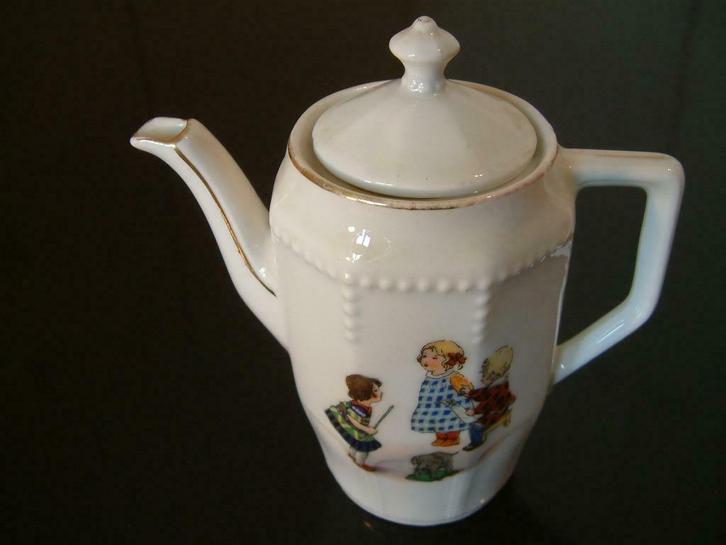 Oude kinderdinette koffiezetapparaat begin XXe, Verzamelen, Retro, Overige typen, Ophalen of Verzenden