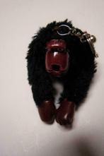sleutelhanger aap zwart = 17cm x5cm = aapje met grote mond, Verzamelen, Dier of Natuur, Ophalen of Verzenden