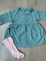 P'tit Filou -  Jurkje + kousen. Maat 62 (3m). 1x gedragen, Kinderen en Baby's, Babykleding | Maat 62, Meisje, Jurkje of Rokje