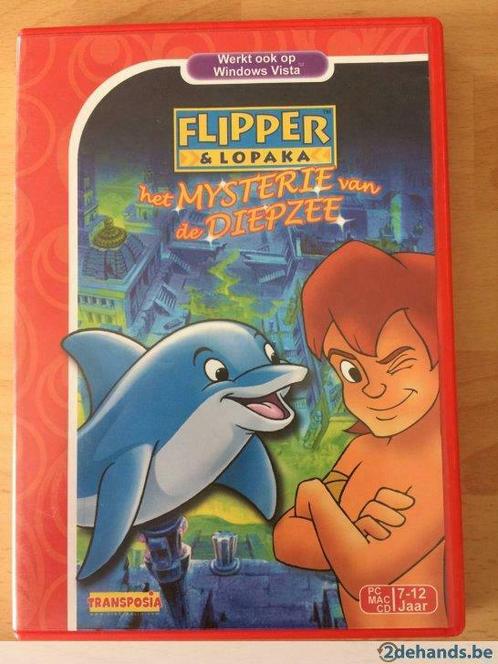 Flipper & Lopaka het mysterie van de diepzee (CD-rom), Games en Spelcomputers, Games | Pc, Gebruikt, Avontuur en Actie, 1 speler