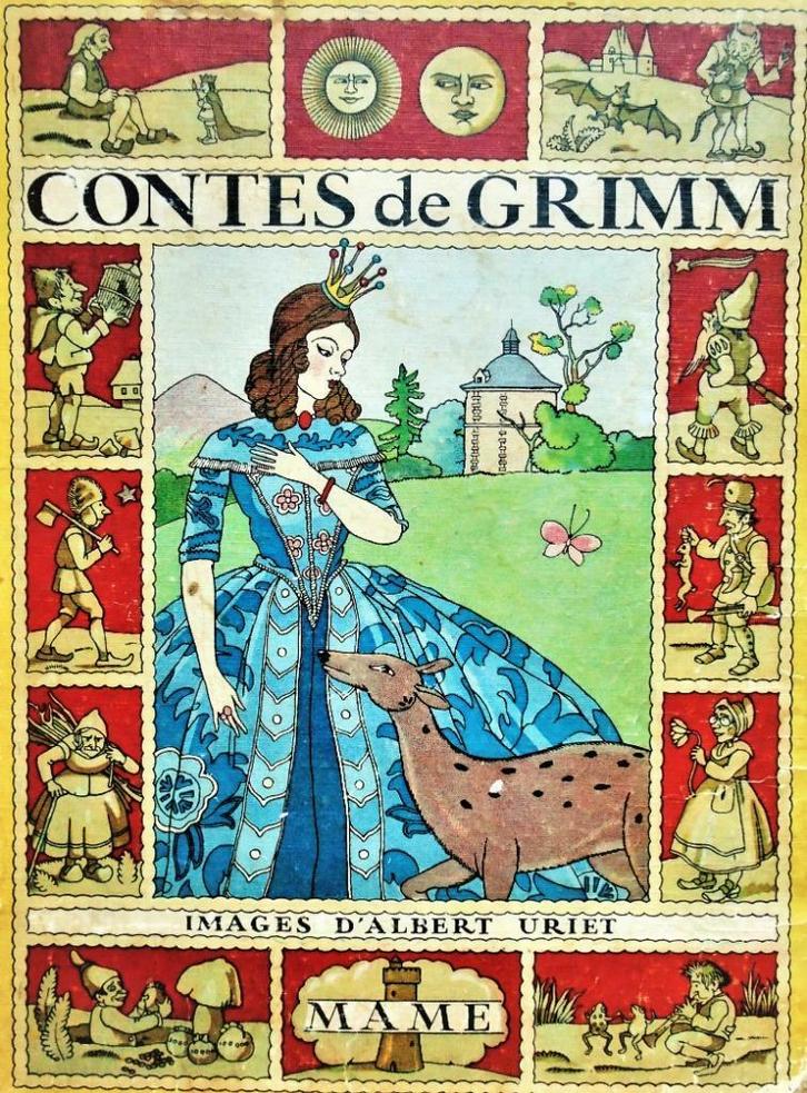 Contes de Grimm - 1936 - 1e druk - Maison Mame, Tours, Boeken, Sprookjes en Fabels, Gelezen, Ophalen of Verzenden