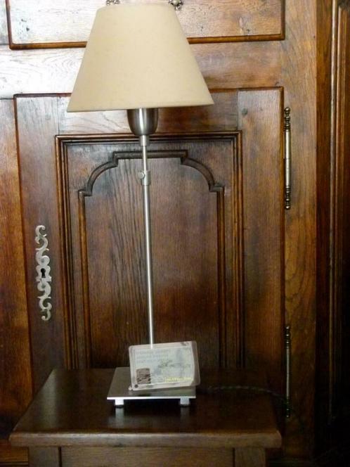 Lampe de table STEPHANE DAVIDTS ANOUKIS CHROME, Maison & Meubles, Lampes | Lampes de table, Neuf, 50 à 75 cm, Métal, Tissus, Enlèvement ou Envoi