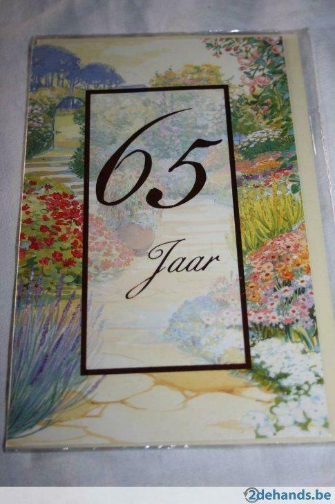 Nieuw  !  Hallmark kaarten (65ste  verjaardag) met envelop, Verzamelen, Overige Verzamelen, Nieuw, Ophalen of Verzenden