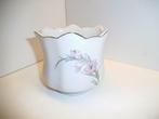 Petit vase pot fleuri blanc (DS134-j), Maison & Meubles, Accessoires pour la Maison | Vases, Comme neuf, Moins de 50 cm, Enlèvement ou Envoi