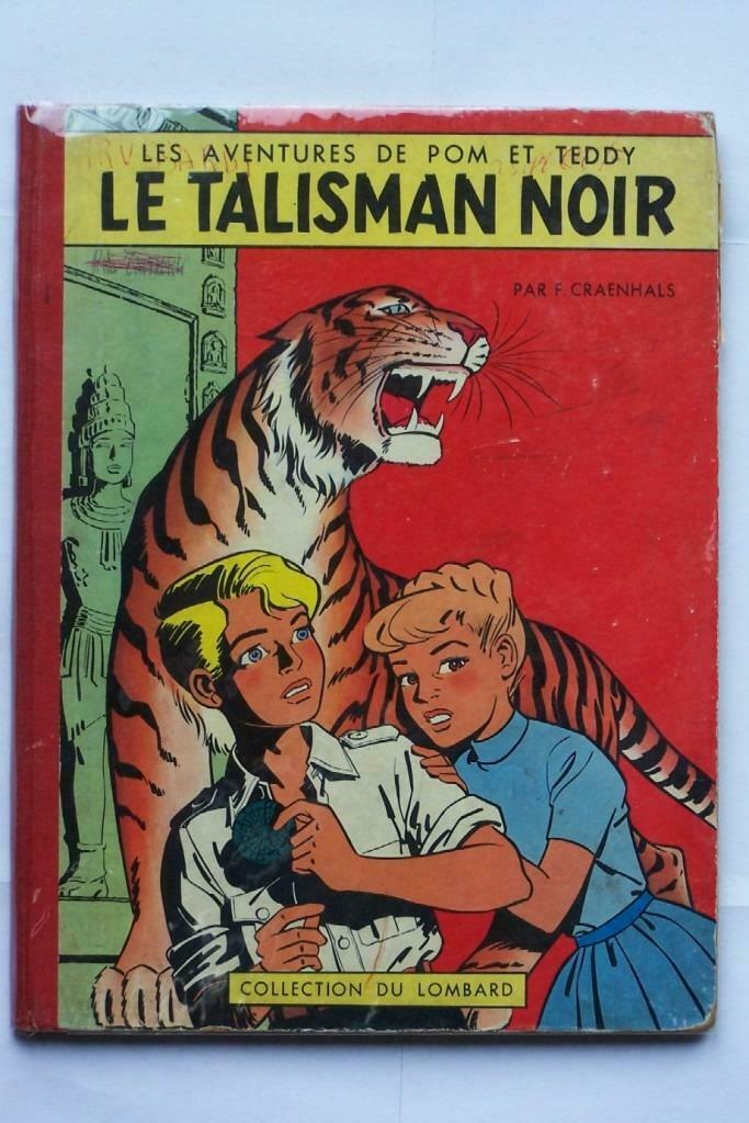 BD Pom et Teddy Le Talisman noir, Livres, Une BD, Enlèvement ou Envoi, Utilisé
