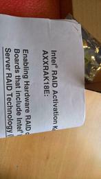 intel raid activation key axxrak18e, Ophalen of Verzenden, Nieuw
