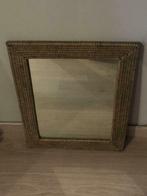 Kleine rieten spiegel, Gebruikt, Rechthoekig, Minder dan 50 cm, Minder dan 100 cm