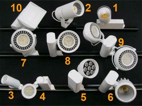 LED spot rail tot -80%, Huis en Inrichting, Lampen | Spots, Nieuw, Plafondspot of Wandspot, Metaal of Aluminium, Led, Ophalen of Verzenden
