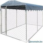 chenil xxl enclos chien 8m² + toit parc chien galvanise neuf, Animaux & Accessoires, Envoi, Neuf