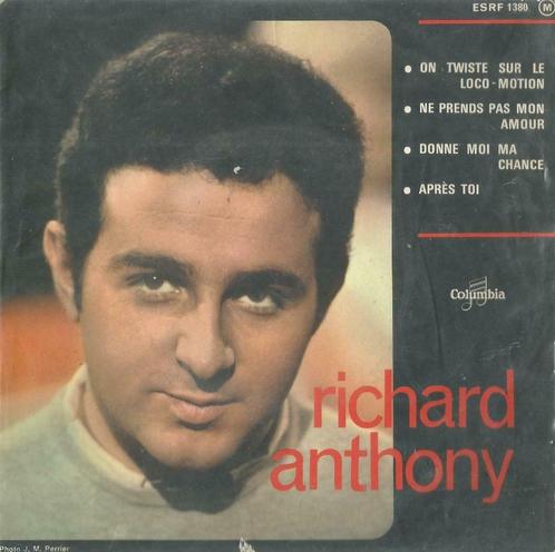 Richard Anthony – On twiste sur le loco-motion / Donne-moi m, CD & DVD, Vinyles Singles, Utilisé, EP, Pop, 7 pouces, Enlèvement ou Envoi