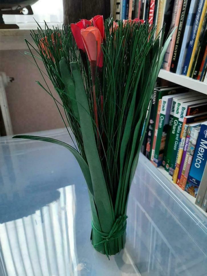 Kunstbloemen poppy's voor in vaas, Huis en Inrichting, Woonaccessoires | Kunstplanten en Kunstbloemen