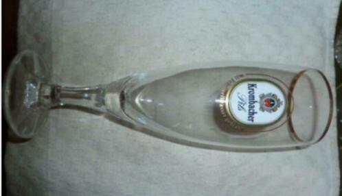 #L bier glas KROMBACHER PILS mit Felsquellwasser gebraut0,25, Verzamelen, Glas en Drinkglazen, Nieuw, Bierglas, Ophalen of Verzenden