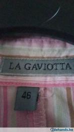 Damesbloes la gaviotta. roze strepen, Porté, Rose, Taille 46/48 (XL) ou plus grande, Enlèvement ou Envoi